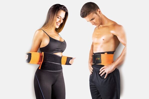 Riem met sauna-effect voor gewichtsverlies