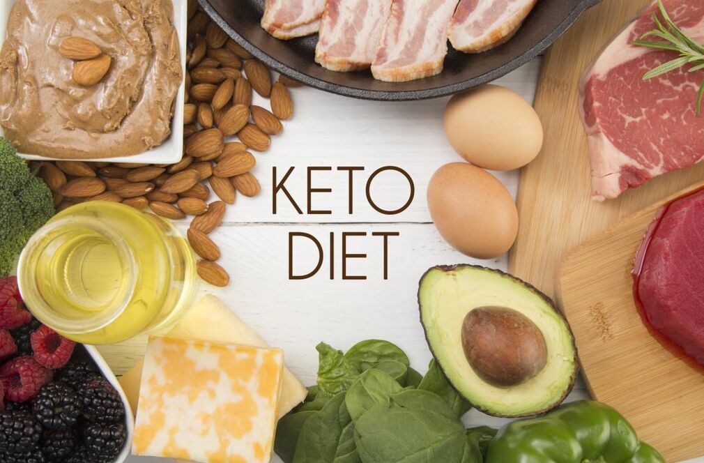 afslankproducten op het keto-dieet