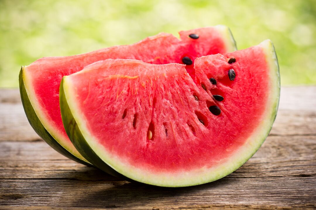 toegestaan ​​voedsel op het watermeloendieet